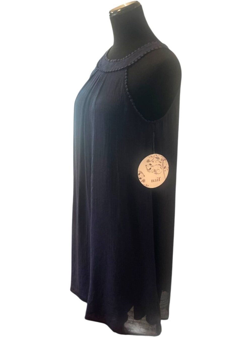 Naif Women's Short Dark Blue Dress - Size Small - NEW with Tags - Picture 4 of 5